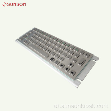Tööstuslik roostevabast terasest klaviatuur